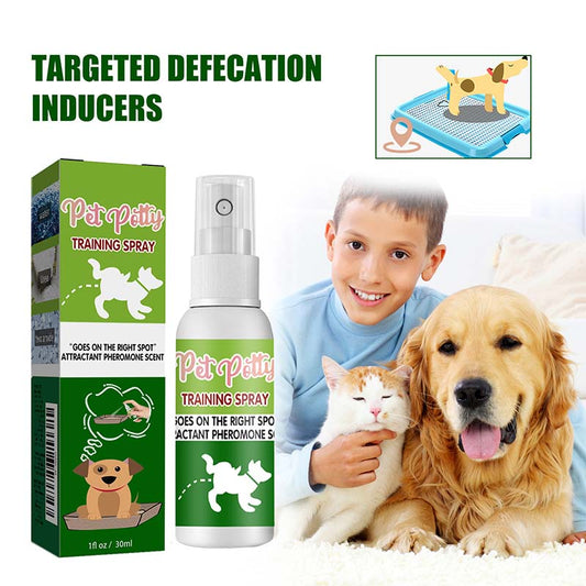 Spray favorisant la défécation chez les animaux de compagnie