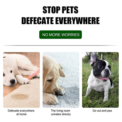 Spray favorisant la défécation chez les animaux de compagnie