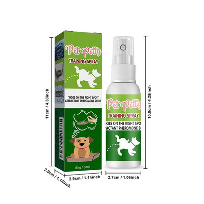 Spray favorisant la défécation chez les animaux de compagnie