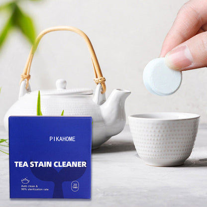 Comprimés effervescents multi-usages pour éliminer les taches de thé