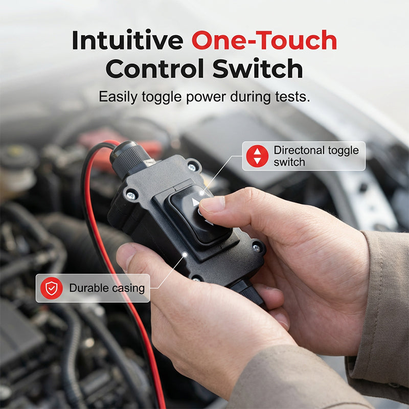 🔧 PROMO LIMITÉE 50% DE RÉDUCTION ! 🚗 Outil Universel de Diagnostic Moteur – Pince Crocodiles Cuivre, Interrupteur 1 Touche 🔋