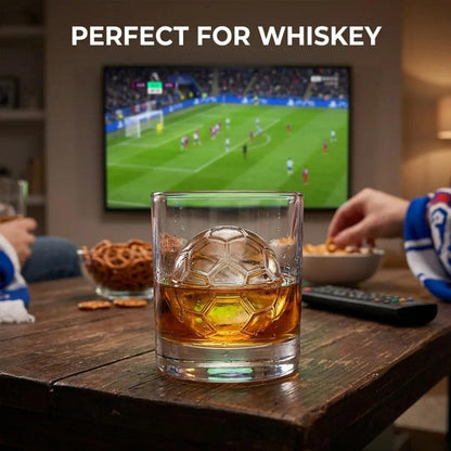 📢📢50 % DE RÉDUCTION !! ⏰ Moule à Glaçons Football Silicone – Boules 5,5cm, Fusion Lente, Design Anti-Fuite, 4 Couleurs, Parfait pour Soirées Match & Cocktails 🥂