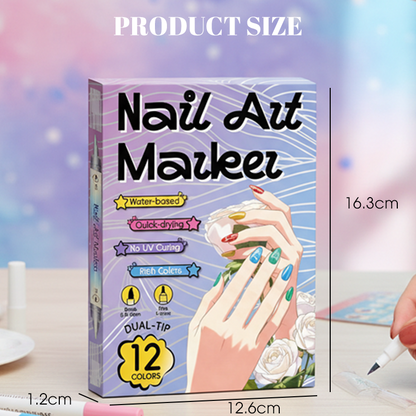 🔥50 % de réduction⏰Kit de stylos pour nail art avec deux pointes