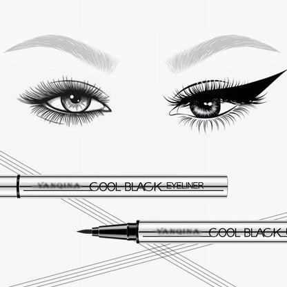 ✨ -50 % MAINTENANT ! Eyeliner liquide waterproof et anti-bavures – Pointe ultra-fine, eyeliner liquide noir intense longue tenue, 24H sans décoloration, séchage rapide pour le maquillage des yeux