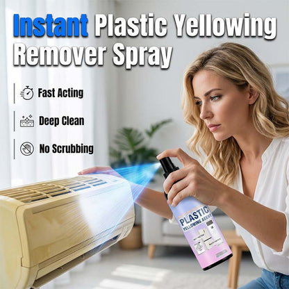 Spray multi-usages pour le plastique jauni