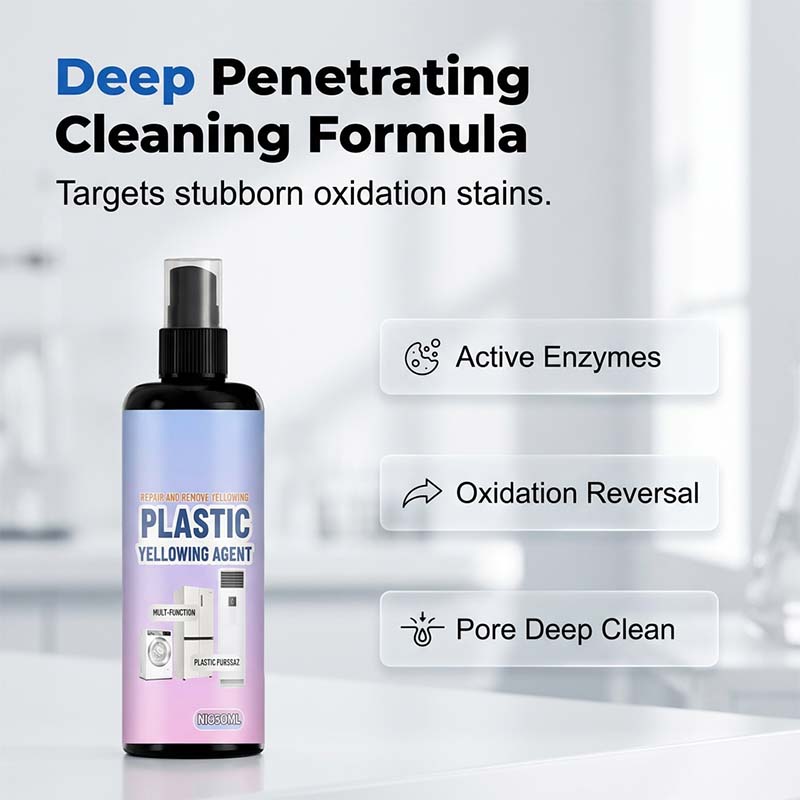 Spray multi-usages pour le plastique jauni
