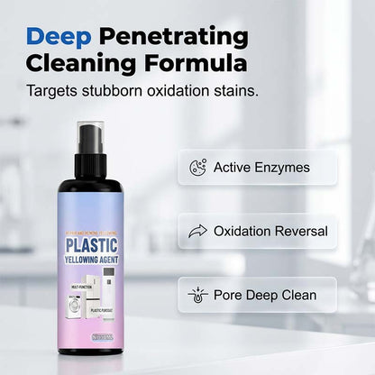 Spray multi-usages pour le plastique jauni