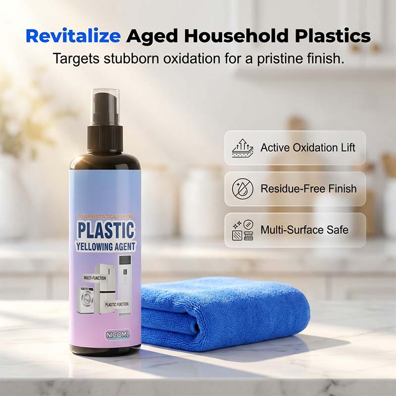 Spray multi-usages pour le plastique jauni