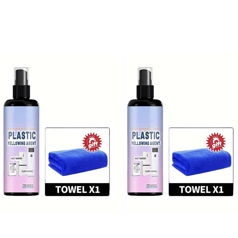 Spray multi-usages pour le plastique jauni