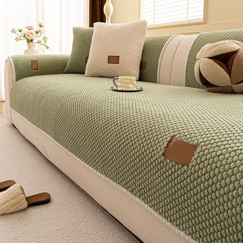 📢📢50% DE RÉDUCTION !! ⏰ Housse canapé anti‑griffes – Ultra‑douce, lavable & résistante – Gris/Blanc/Marron ✨