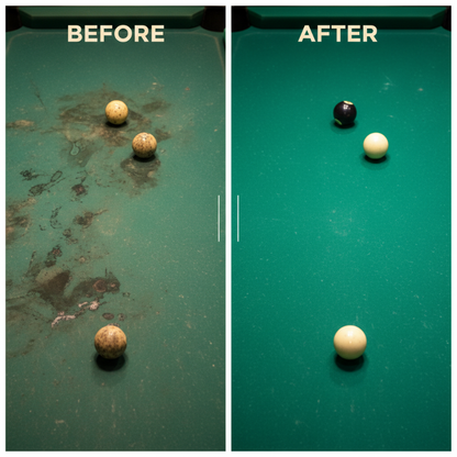 Mousse nettoyante à séchage rapide pour tapis de billard