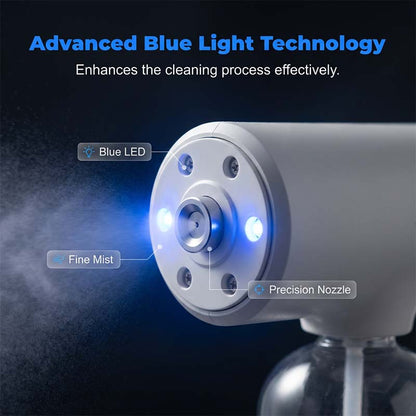 📢📢57 % DE RÉDUCTION !! ⏰ Atomiseur nano sans fil – Désinfection sans contact, lumière bleue – Pour la maison, le bureau et la voiture 🏠