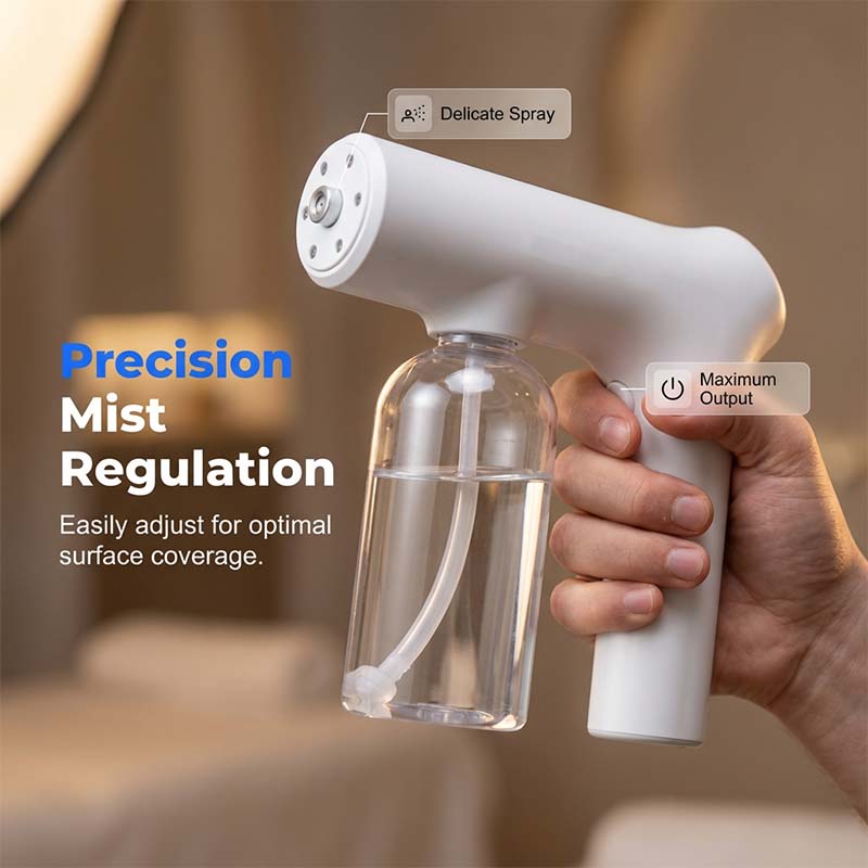 📢📢57 % DE RÉDUCTION !! ⏰ Atomiseur nano sans fil – Désinfection sans contact, lumière bleue – Pour la maison, le bureau et la voiture 🏠