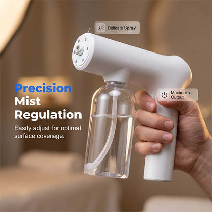 📢📢57 % DE RÉDUCTION !! ⏰ Atomiseur nano sans fil – Désinfection sans contact, lumière bleue – Pour la maison, le bureau et la voiture 🏠