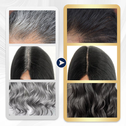 Crème Colorante à Base de Plantes pour Cheveux - Formule Douce et de Longue Durée
