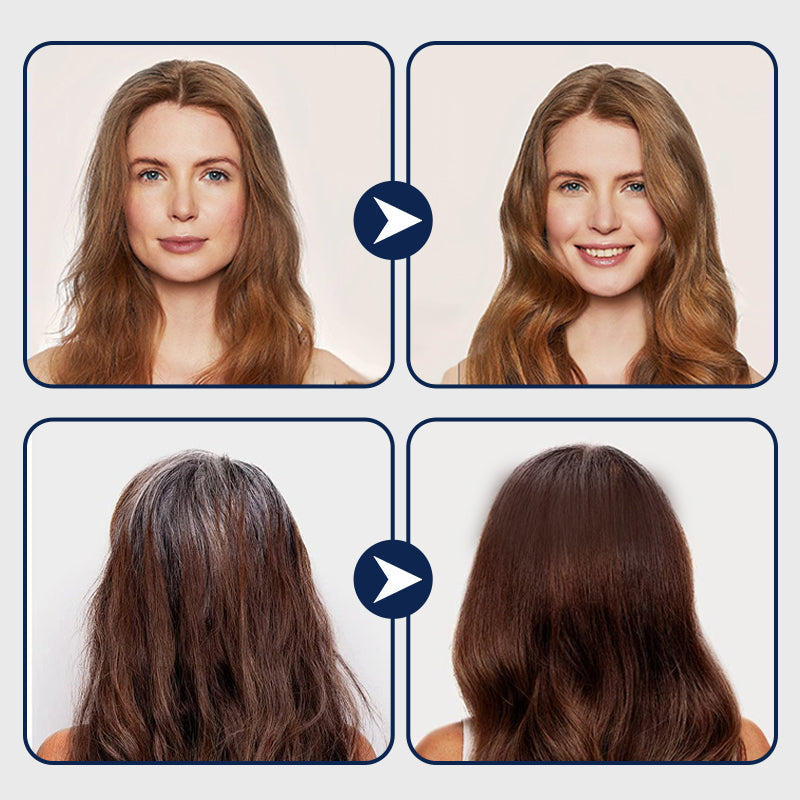 Crème Colorante à Base de Plantes pour Cheveux - Formule Douce et de Longue Durée
