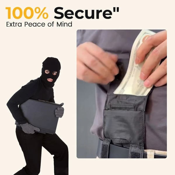 💳 PROMO LIMITÉE 50% DE RÉDUCTION ! ✨ Portefeuille de Ceinture – Ultra-fin, Léger, Sécurisé 🏃‍♂️