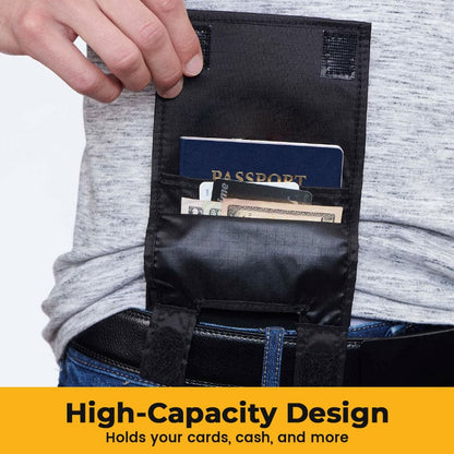 💳 PROMO LIMITÉE 50% DE RÉDUCTION ! ✨ Portefeuille de Ceinture – Ultra-fin, Léger, Sécurisé 🏃‍♂️