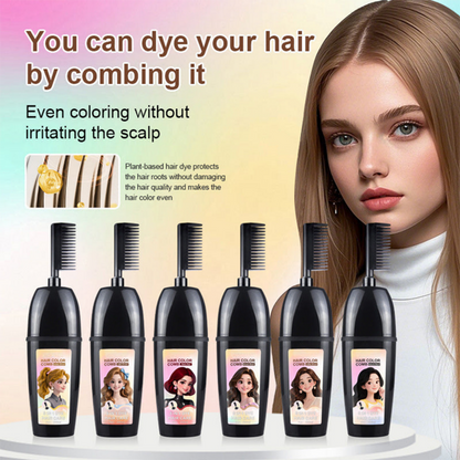 Peigne 3-en-1 pour coloration