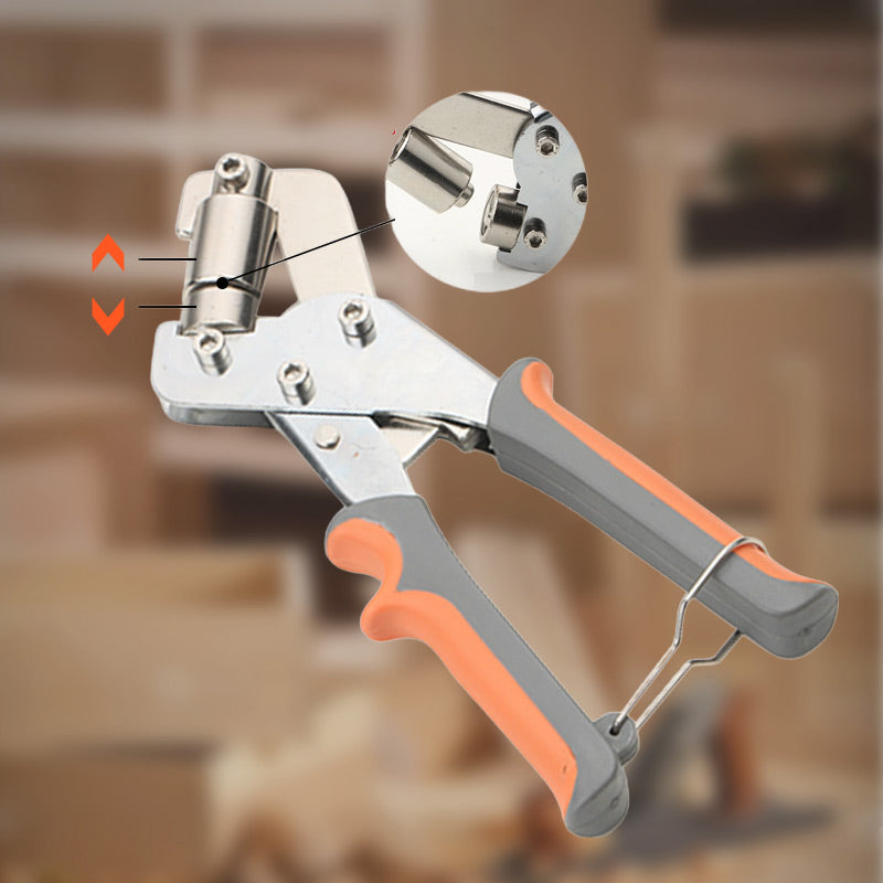 📢⏰🔧 PROMO -50% ! Pinces à Œillets pour Bâches – 4 Kits (20 à 500 Œillets Inclus), 220 mm, Diam. Perforation 16/10,5 mm, 0,6 kg