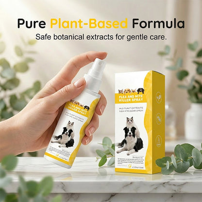 🔥50 % de réduction le dernier jour !🔥Spray antiparasitaire doux pour animaux de compagnie
