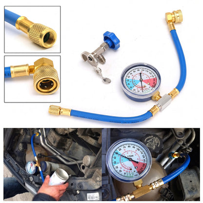 🔧 PROMO FLASH 52% ⚙️Tuyau de remplissage de réfrigérant R134a pour climatisation avec manomètre 🚗