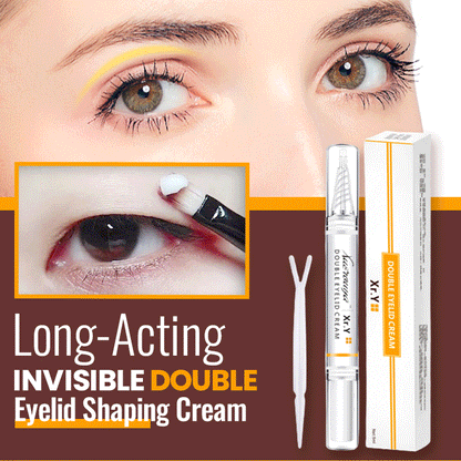 Crème modelante invisible pour paupières doubles à effet longue durée