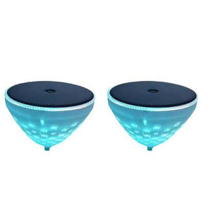 Lampe solaire flottante pour piscine avec projection de poissons