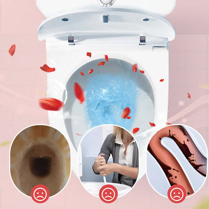 🚽 Nettoyant parfumé pour cuvette de WC – Puissant détachant et désodorisant, fraîcheur longue durée, désinfectant efficace pour l'hygiène de la salle de bains🦠❌