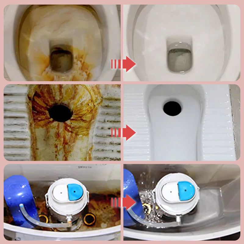 🚽 Nettoyant parfumé pour cuvette de WC – Puissant détachant et désodorisant, fraîcheur longue durée, désinfectant efficace pour l'hygiène de la salle de bains🦠❌