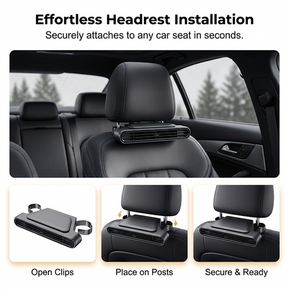 🔥DERNIER JOUR DE PROMOTION : 49 % DE RÉDUCTION🏆 Ventilateur pour siège auto BreezGo™ 🌬️ – Ventilateur rechargeable à 3 vitesses avec fixation par clip et batterie de 3000 mAh 🔋 | Recharge USB-C ⚡ pour voitures 🚗, voiturettes de golf 🛺 et camping-cars