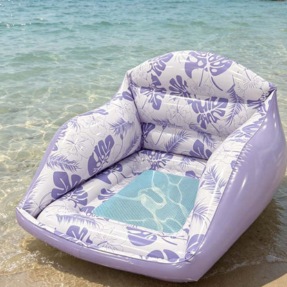 📢 PROMO FLASH 50%🏊‍♀️Flotteur Piscine en Forme de U – Design Chaise Ergonomique, Assise en Maille, Gonflable, 2 Couleurs, Durable & Portable🌴