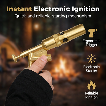 Lampe torche à butane portable multifonction réversible