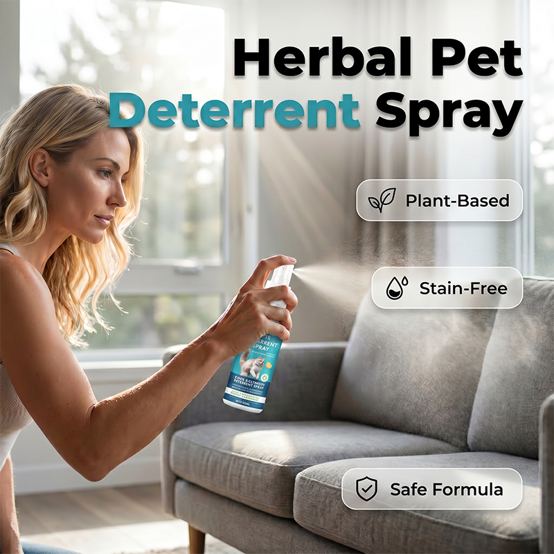 Spray répulsif à base de plantes pour chats et chatons
