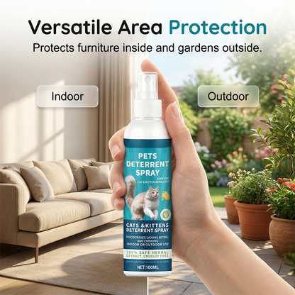 Spray répulsif à base de plantes pour chats et chatons
