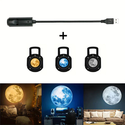 🌌 Projecteur USB Plug-and-Play – Galaxie & Océan HD – Plus de 50 000 Utilisateurs Ravis – Ambiance Magique Instantanée ✨