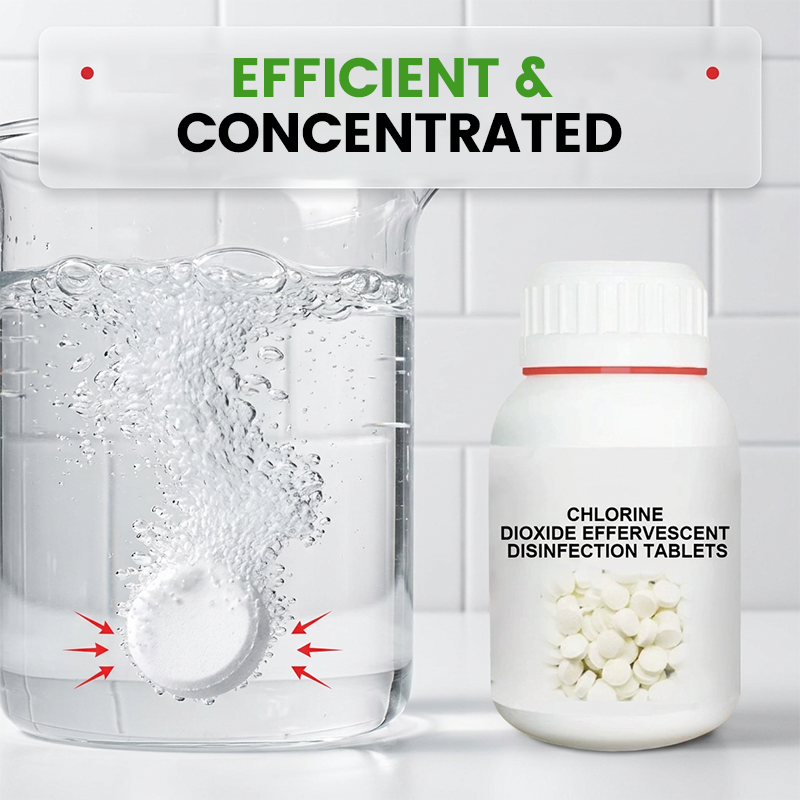 📢📢50 % DE RÉDUCTION !!!⏰Comprimés effervescents de désinfection au dioxyde de chlore