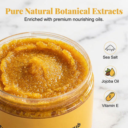 🔥2 achetés, le 3e offert🔥Gommage corporel exfoliant au curcum