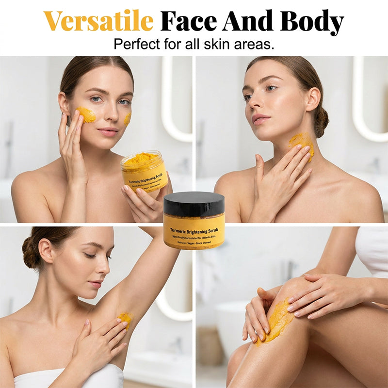 🔥2 achetés, le 3e offert🔥Gommage corporel exfoliant au curcum