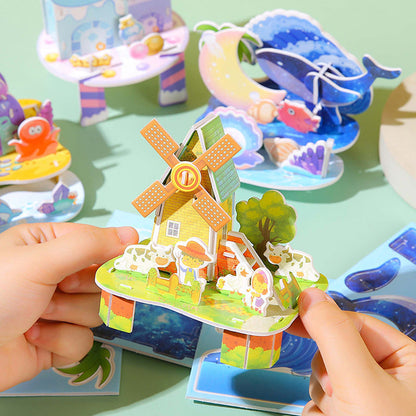 Jeu de puzzle 3D