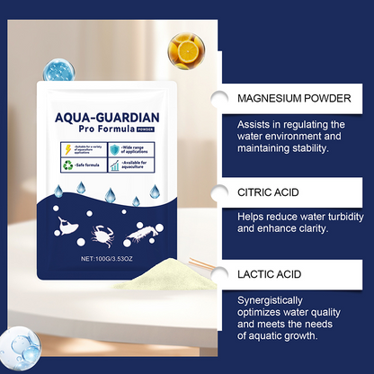 📢📢50 % de réduction !! ⏰💧 Poudre clarifiante Aqua – agit rapidement contre l'eau trouble, sans danger pour les poissons et les crevettes – pour l'eau douce et l'eau de mer – 100 g