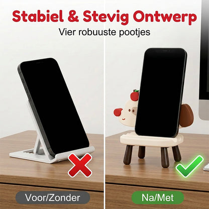 Support téléphonique chaise cartoon mignon