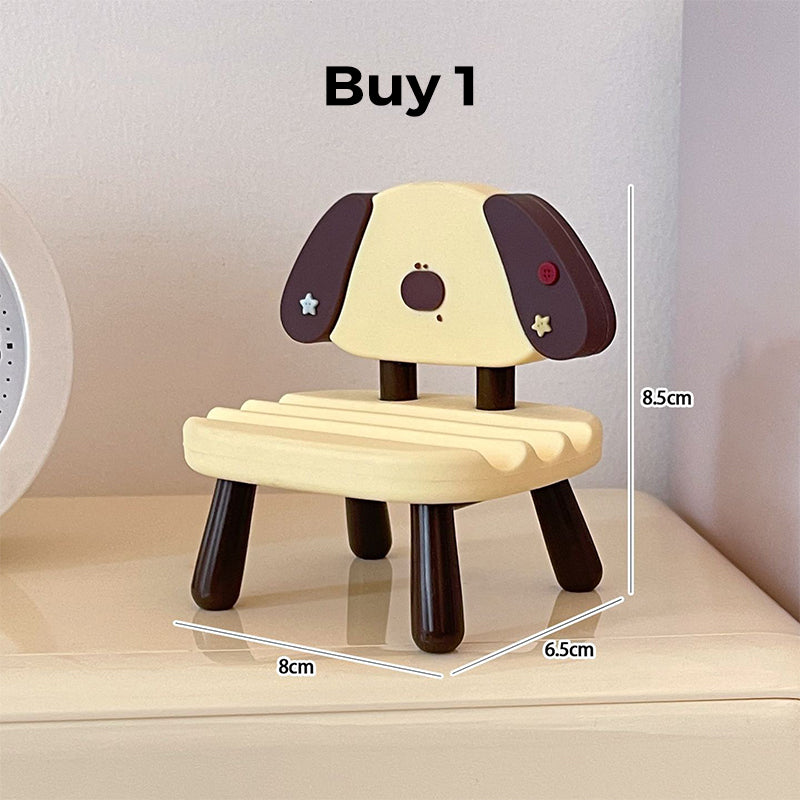 Support téléphonique chaise cartoon mignon