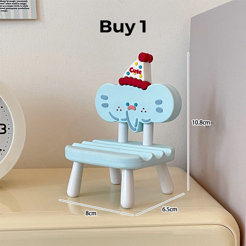 Support téléphonique chaise cartoon mignon