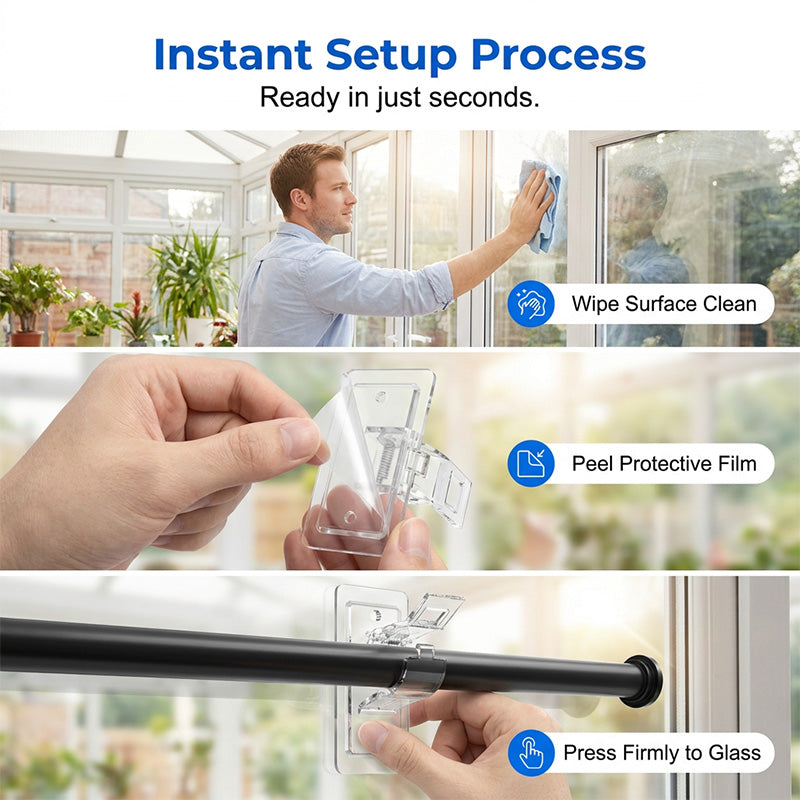 Supports de tige autocollants à usage intensif
