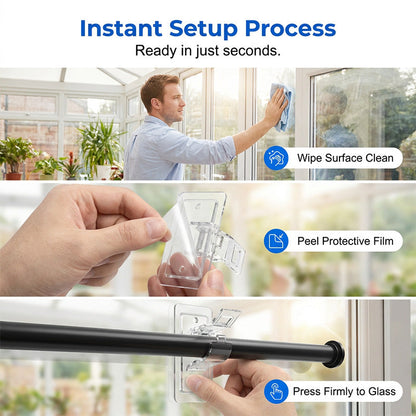 Supports de tige autocollants à usage intensif