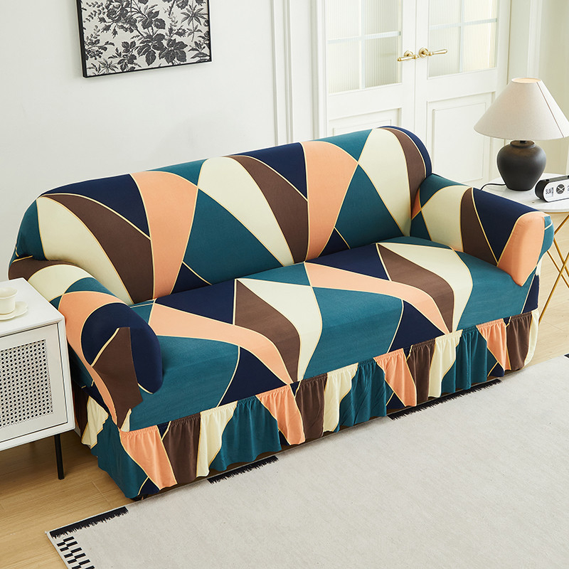 🛋️50% DE RÉDUCTION !🧵 Housses de canapé universelles extensibles – Tissu élastique, fixation antidérapante🌿🏠