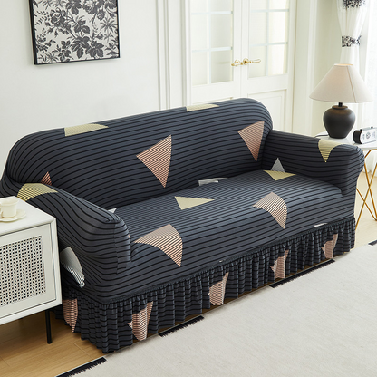 🛋️50% DE RÉDUCTION !🧵 Housses de canapé universelles extensibles – Tissu élastique, fixation antidérapante🌿🏠