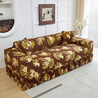 🛋️50% DE RÉDUCTION !🧵 Housses de canapé universelles extensibles – Tissu élastique, fixation antidérapante🌿🏠