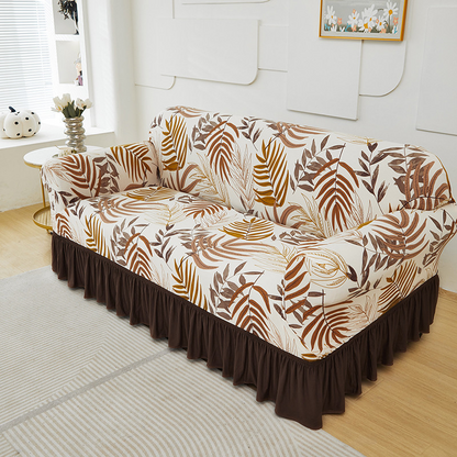 🛋️50% DE RÉDUCTION !🧵 Housses de canapé universelles extensibles – Tissu élastique, fixation antidérapante🌿🏠